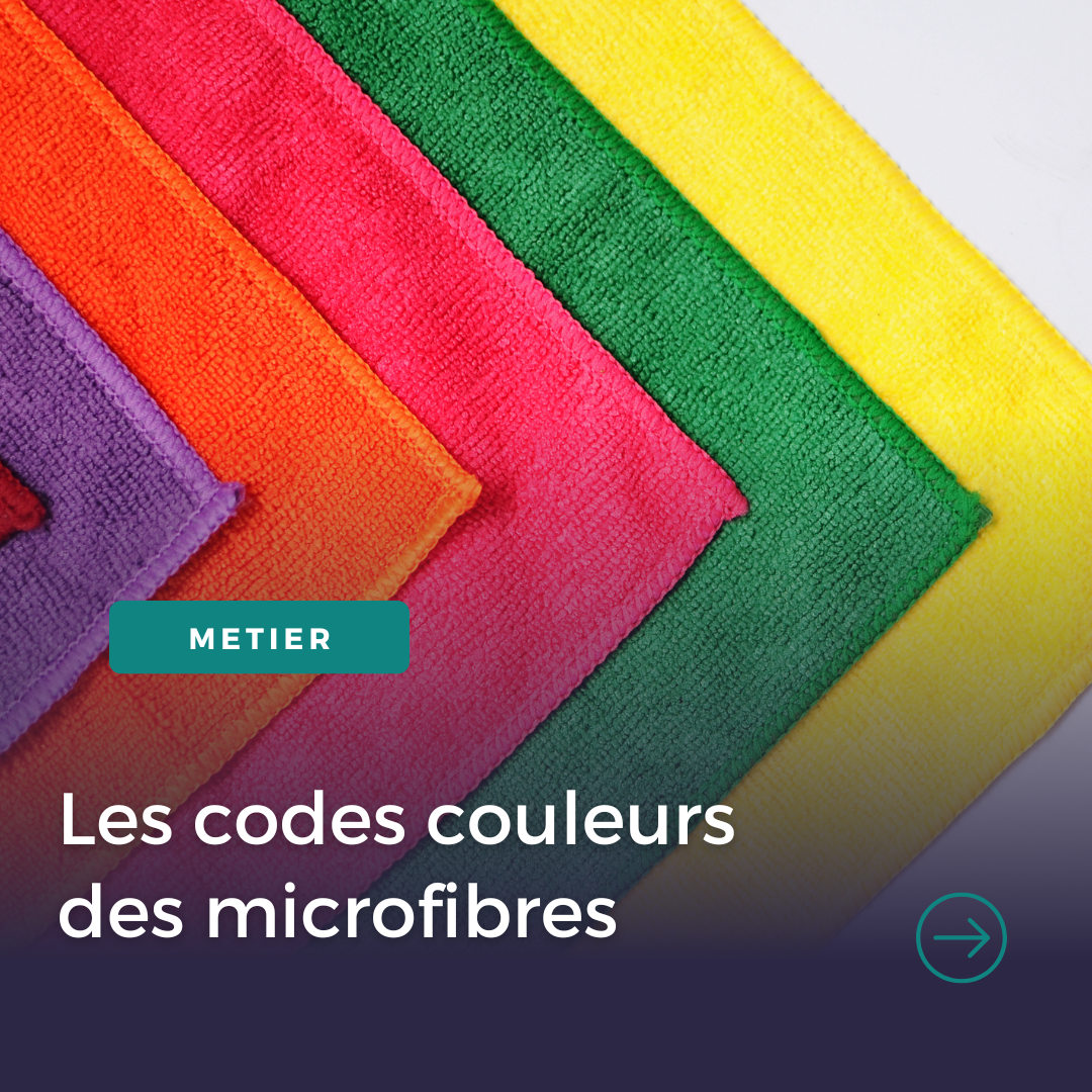 Découvrez la signification des codes couleurs des microfibres